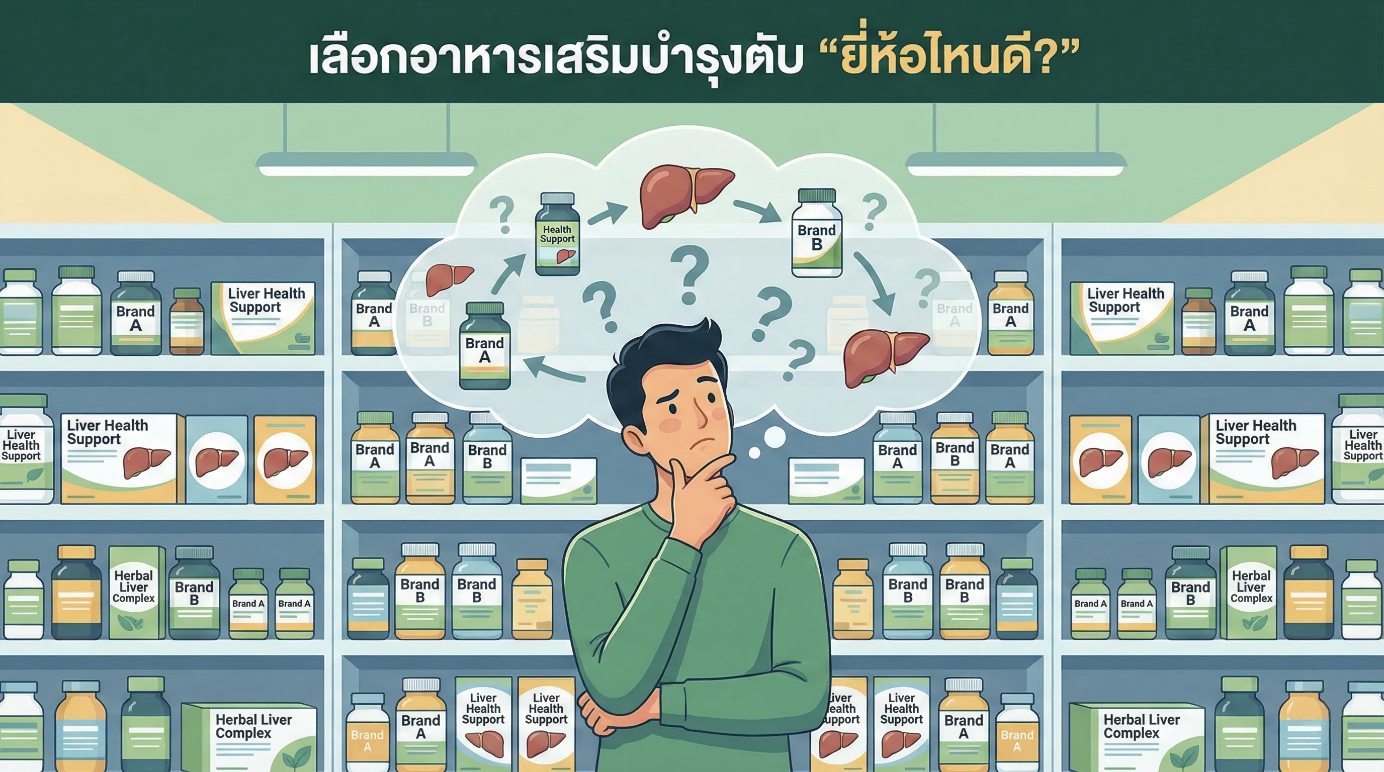 วิธีเลือกอาหารเสริมตับ
